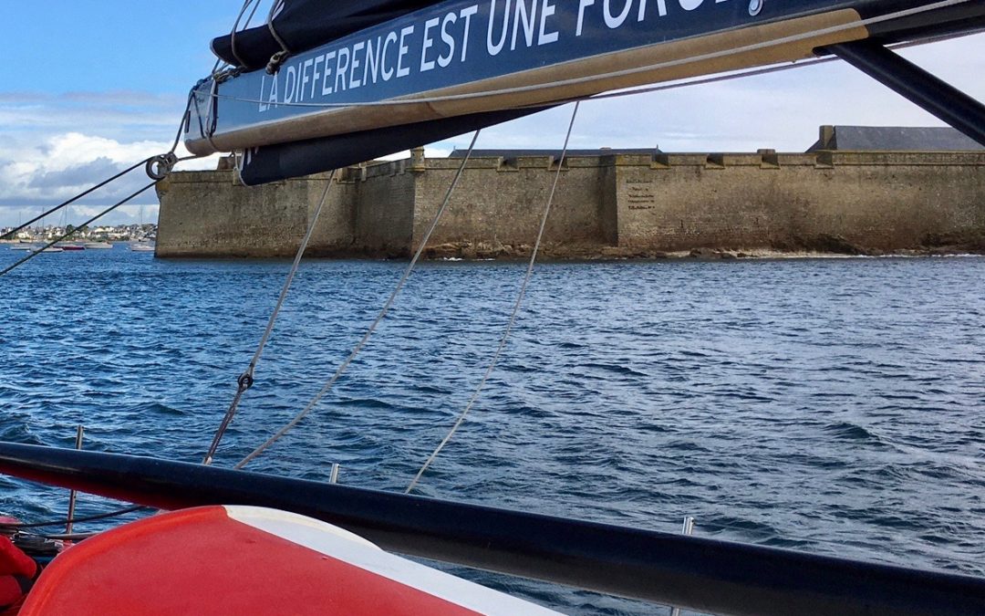 Entraînement sur un bateau de course :  « On l’a fait ! »